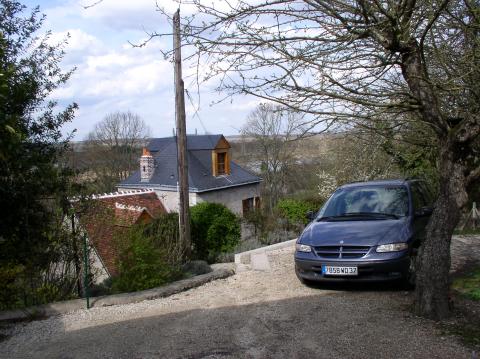 house, Loire from parking