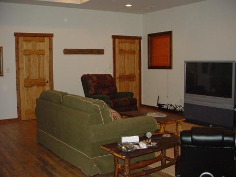 Downstairs Family Room - Banner Elk Vacation Homes