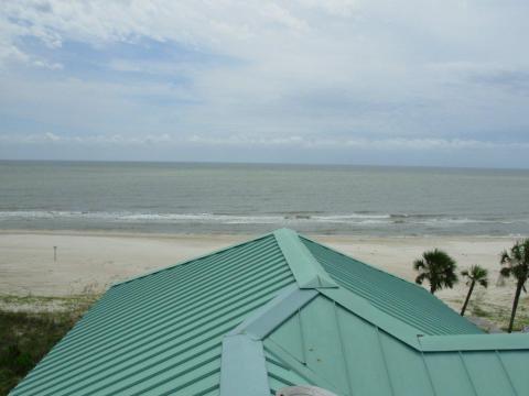 Two palms Beach From Roof of Home