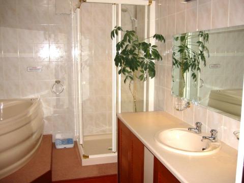 The deluxe bathroom for the sole use of the standard double & twin rooms only.
