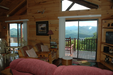 Mtn. Lake view from living room