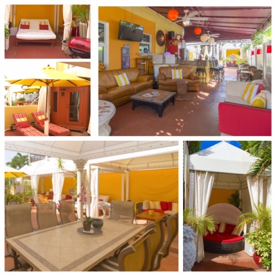 Beach Lounge with 7 Beach Cabanas, Hot Tub, Sauna, Shower, Sundeck, BBQ