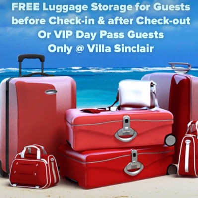 Free Storage of your Luggage 