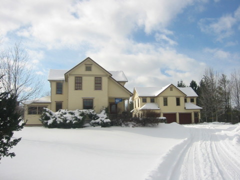 Main House and Apartment In Winter