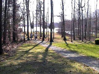 Lake Anna Virginia Wooded waterfront home located