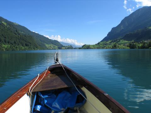 lungern lake; boat rental optional - Lungern Vacation Homes