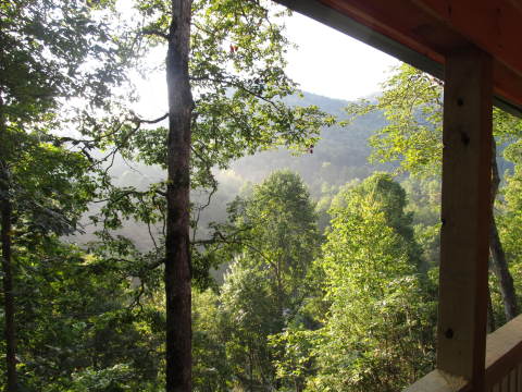 south east view from covered porch