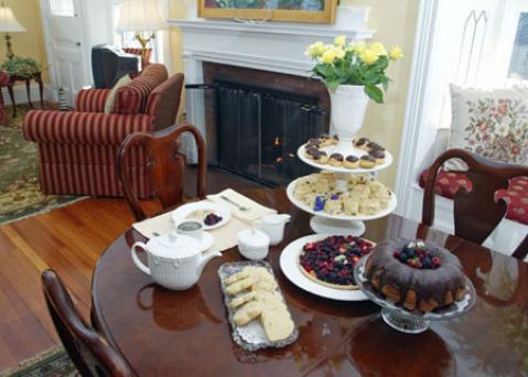 Afternoon tea - Nantucket Island Bed and Breakfasts