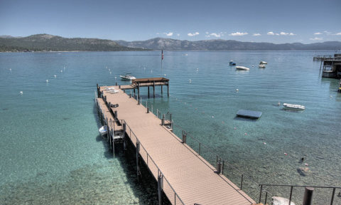 Agate Bay Pier & Buoy Field - North Lake Tahoe Vacation Cabins