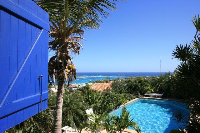 CASA AZUL Sea View villa with swimming pool  - Vacation Rental in Orient Beach