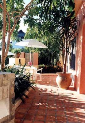 Pool Terrace and Patios for Casita Chiquita and Casita Amanacer