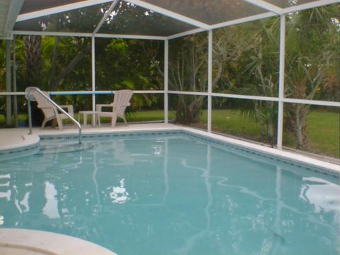 enclosed pool