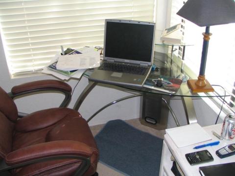 Office Work Area (minus laptop)