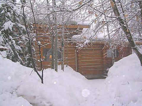 Cabin Decorated with Snow - Sundance Vacation Rental
